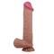 Sliding skin realistic dildo brown 26cm CL22