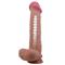 Sliding skin realistic dildo brown 26cm CL22