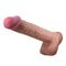 Sliding skin realistic dildo brown 26cm CL22