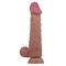 Sliding skin realistic dildo brown 24 cm CL22