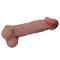 Sliding skin realistic dildo brown 24 cm CL22