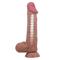 Sliding skin realistic dildo brown 24 cm CL22