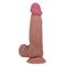 Sliding skin realistic dildo brown 21.8 cm CL30