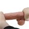 Sliding skin realistic dildo brown 21.8 cm CL30