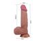 Sliding skin realistic dildo brown 21.8 cm CL30