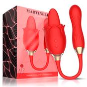 Clitoris Stimulator with Vibrating Tongue and Swinging/Oscillating Movement