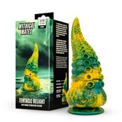 Dildo Tentacle Delight Verde y Amarillo 22.4 cm - 8.8"