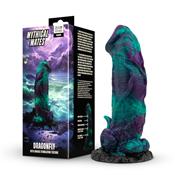 Dragonfly Dildo Purple and Green 22.6 cm - 8.9"