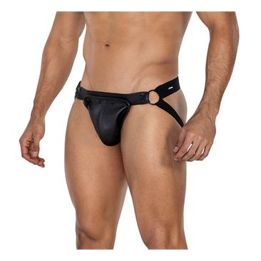 JOCKSTR4P02-Jock Snap-Black-S/M