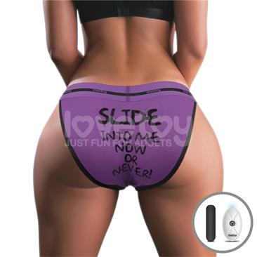 Printed Vibrating Sexy Panties (24 - 27 inch wais)