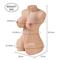 Realistic TPR Sex Doll Half Vagina Breast Anus