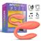 Vibrating Couple Toy with App USB Silicone Salmon