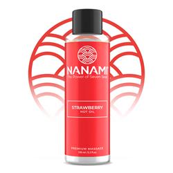 Nanami Strawberry Hot Oil Premium Massage 100 ml