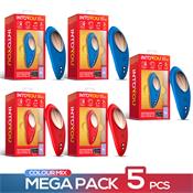 Pack 5 Surtido Vibrador de Braguita con APP 2 Rojas y 3 Azules