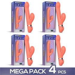 Pack de 4 Mindy Vibrador con Anillo de Bolas Up and Down, Finger y Pulsación APP