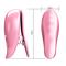 Leaf Vibrating Nipple Clamps Pink CL70