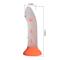 Magical Luminous and Elastic Dildo Orange CL40