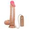 Sliding Skin Vibrating Dildo Flesh 24cm CL25