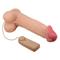 Sliding Skin Vibrating Dildo Flesh 24cm CL25