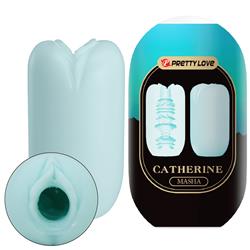 Egg Masturbator Double Side Texture Blue cl 120