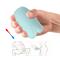 Egg Masturbator Double Side Texture Blue cl 120