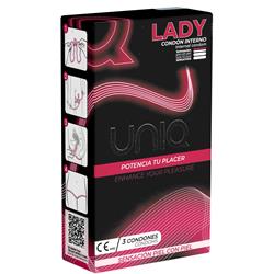 Lady Female Condoms without Latex - 3 pcs.