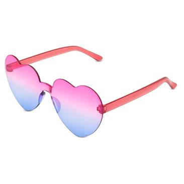 Gafas Party Corazon Rosa