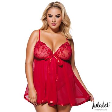 Lisa Babydoll Red 44-46