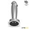 Sarmy Vibrating Dildo Plug M Size Chromed