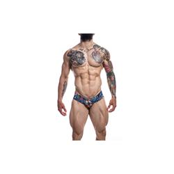 BAJA_DISC*C4M High Cut Cheeky Brief-TattooC4M05XL