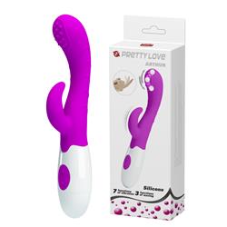 Vibrador Arthur con Movimiento Finger Púrpura