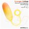 Double Layer Silicone Egg with APP Yellow & Orange