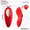 Silicone Rechargeable Panty Vibrator with App Red