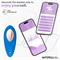 Silicone Rechargeable Panty Vibrator with App Blue