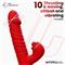 Ascen Thrusting & Waving Vibrator with App Red USB