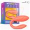 Vibrating Couple Toy with App USB Silicone Salmon