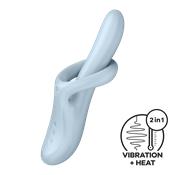 Heat Flex 4 Rotating and Heating Vibrator Blue