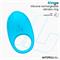 Ringo Silicone Vibrating Ring with App Blue Cl.48