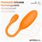 Logan Silicone Vibrating Egg with App Orange Cl.36