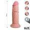 Wolf Triple Texture Dildo 7" Skin Colour TPE Cl.24