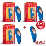 Pack 3 + Sample Silcone Panty Vibrator with App Blue