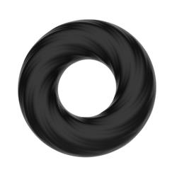 Cock Ring Super Soft Silicone Black cl250