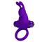 Vibrating Rabbit Cock Ring Purple cl80