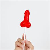 Strawberry Penis-Shaped Lollipop