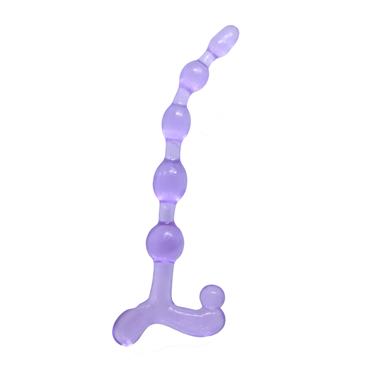 Bendy Twist Flexible Anal Beads Blue cl 70