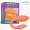 Vibrating Couple Toy with App USB Silicone Salmon