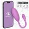 Logan Silicone Vibrating Egg with App Purple Cl.36