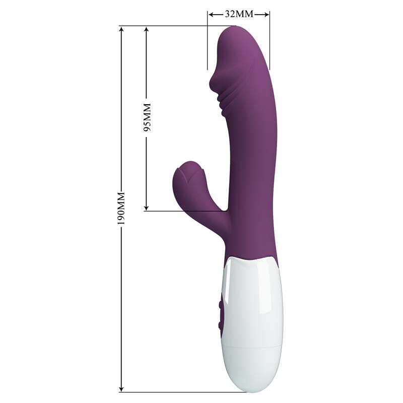 Vibrador Snappy 30 funciones Púrpura