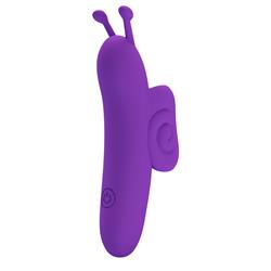 Finger Vibrator Snail Purple Cl 80