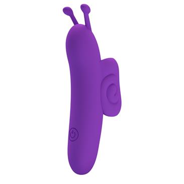 Finger Vibrator Snail Purple Cl 80